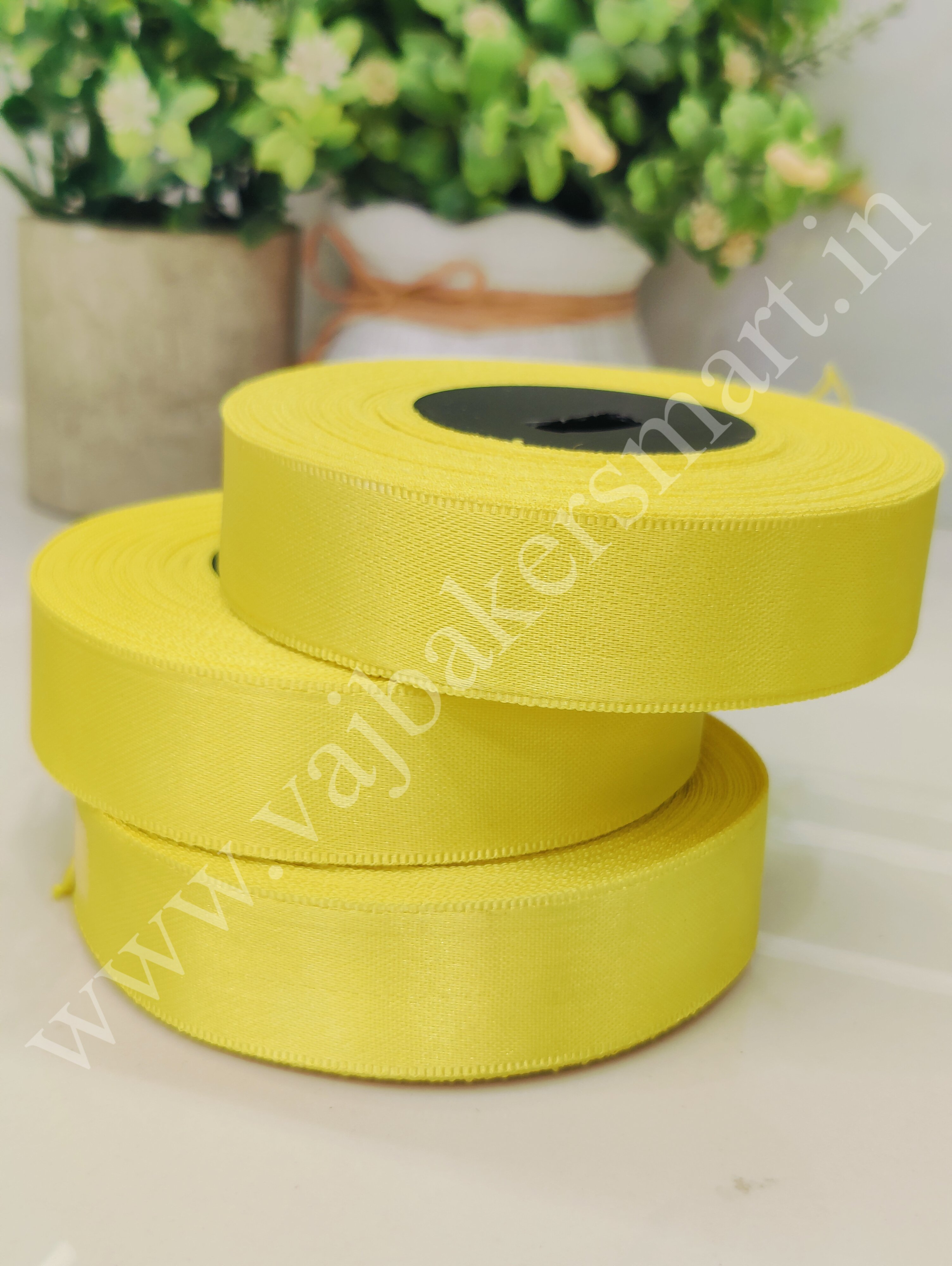 LL8 Plain Lace 1" - Yellow