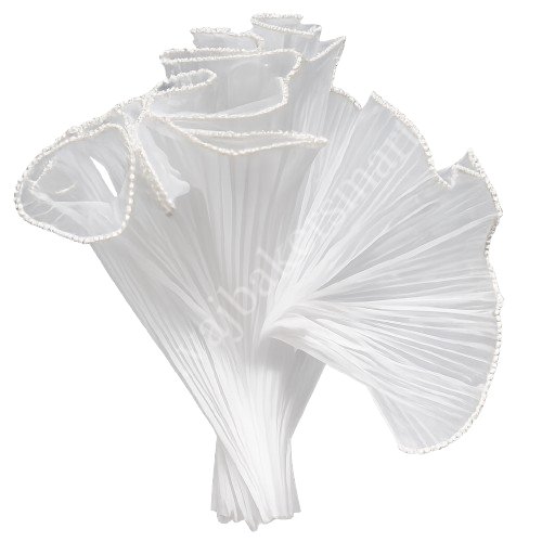 Noor Net 2M (Wrinkled Wave Mesh) - White