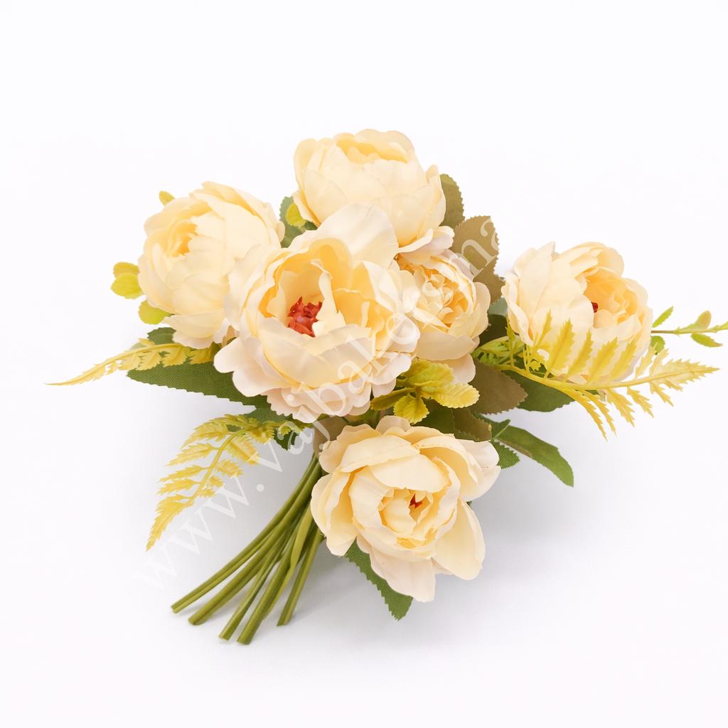 PB29 Cream Peony Bunch 6F