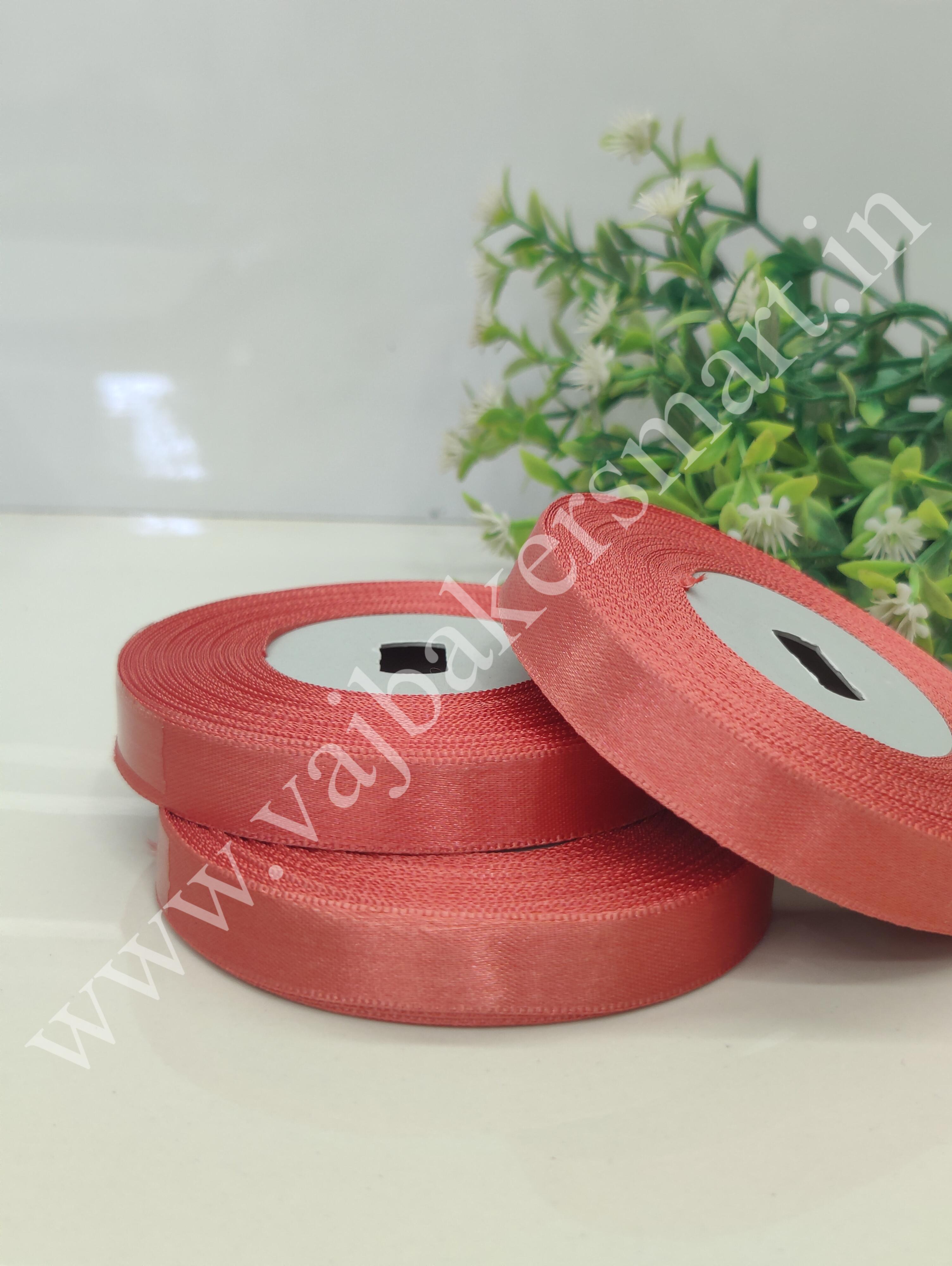 SL22 Plain Lace 1/2" - Brick Red