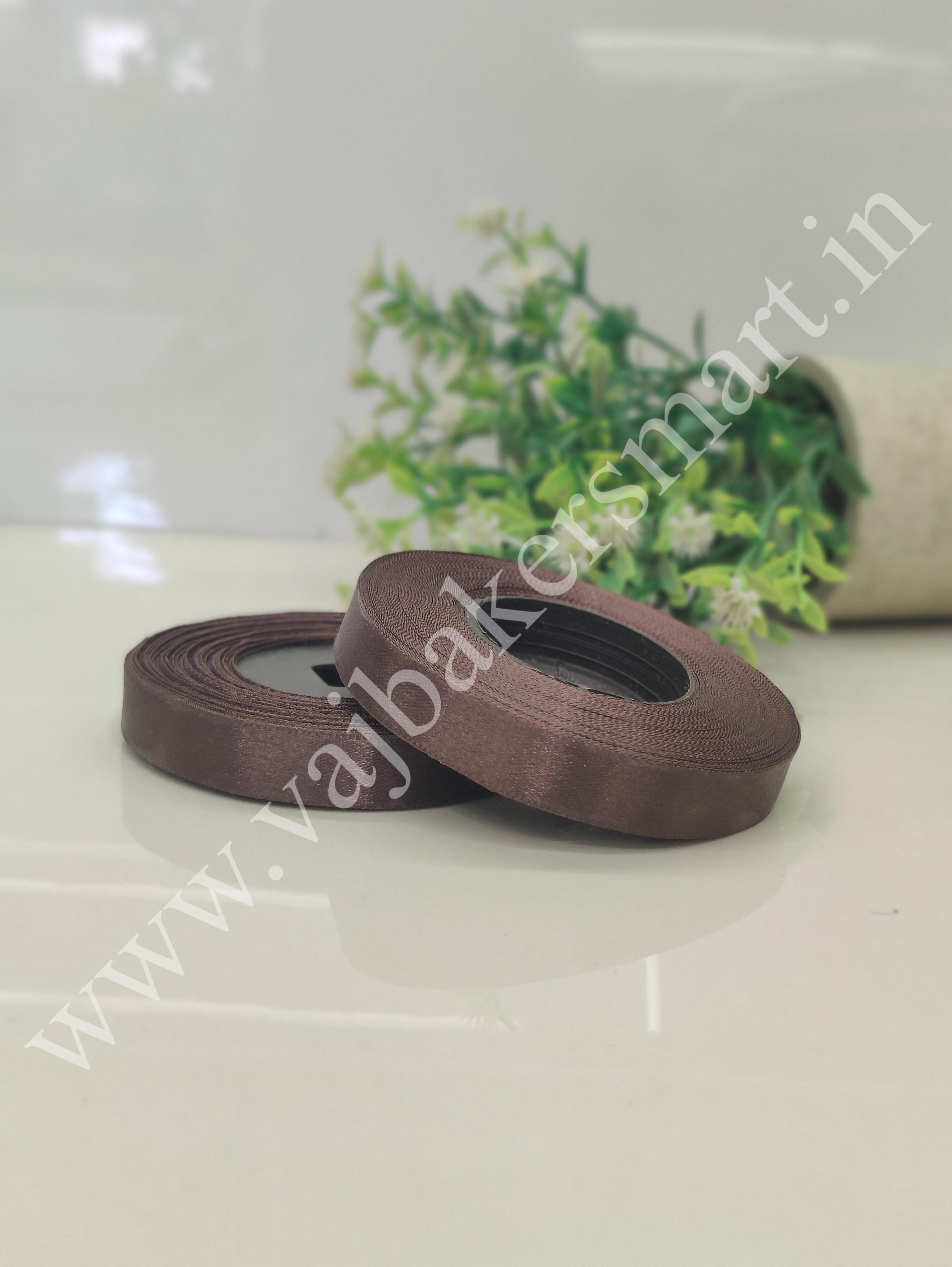 SL5 Plain Lace 1/2" - Chocolate Brown