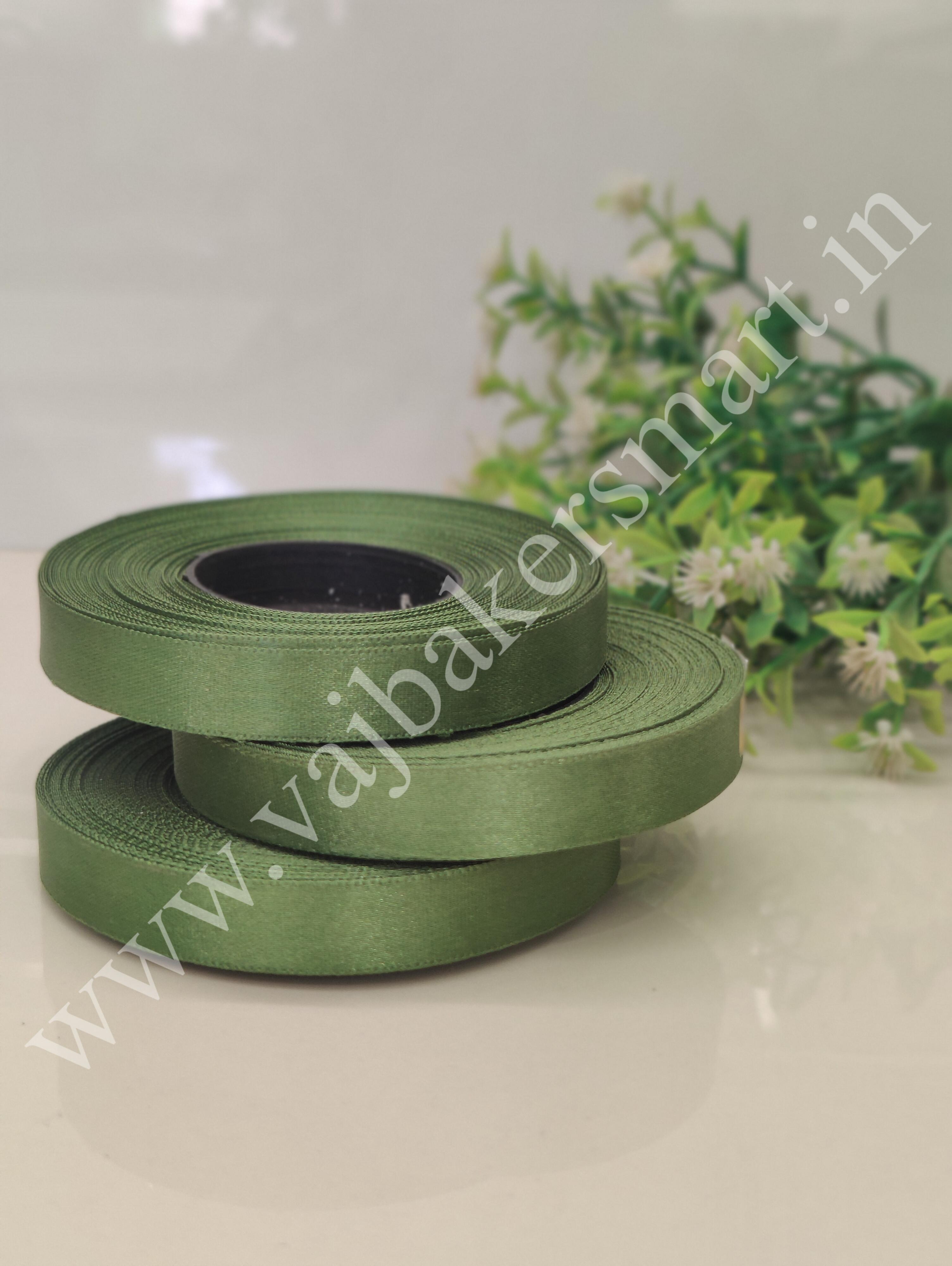 SL9 Plain Lace 1/2" - Olive Green