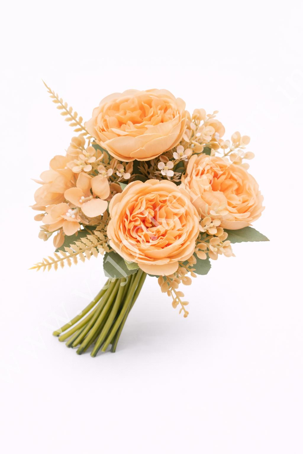 PB42 Light Orange Peony Bunch 3B2S