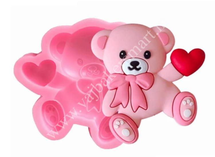 Teddy Bear Shape Fondant Mould