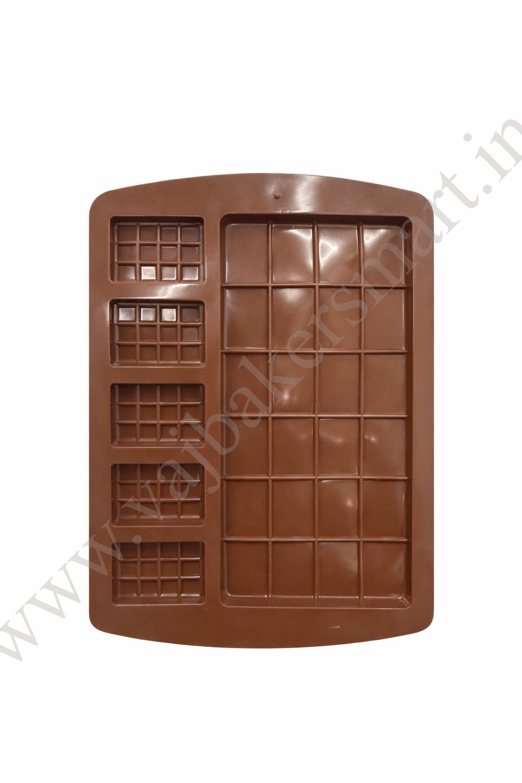 6 Cavity Silicone Chocolate & Mini Chocolate Bar Mould
