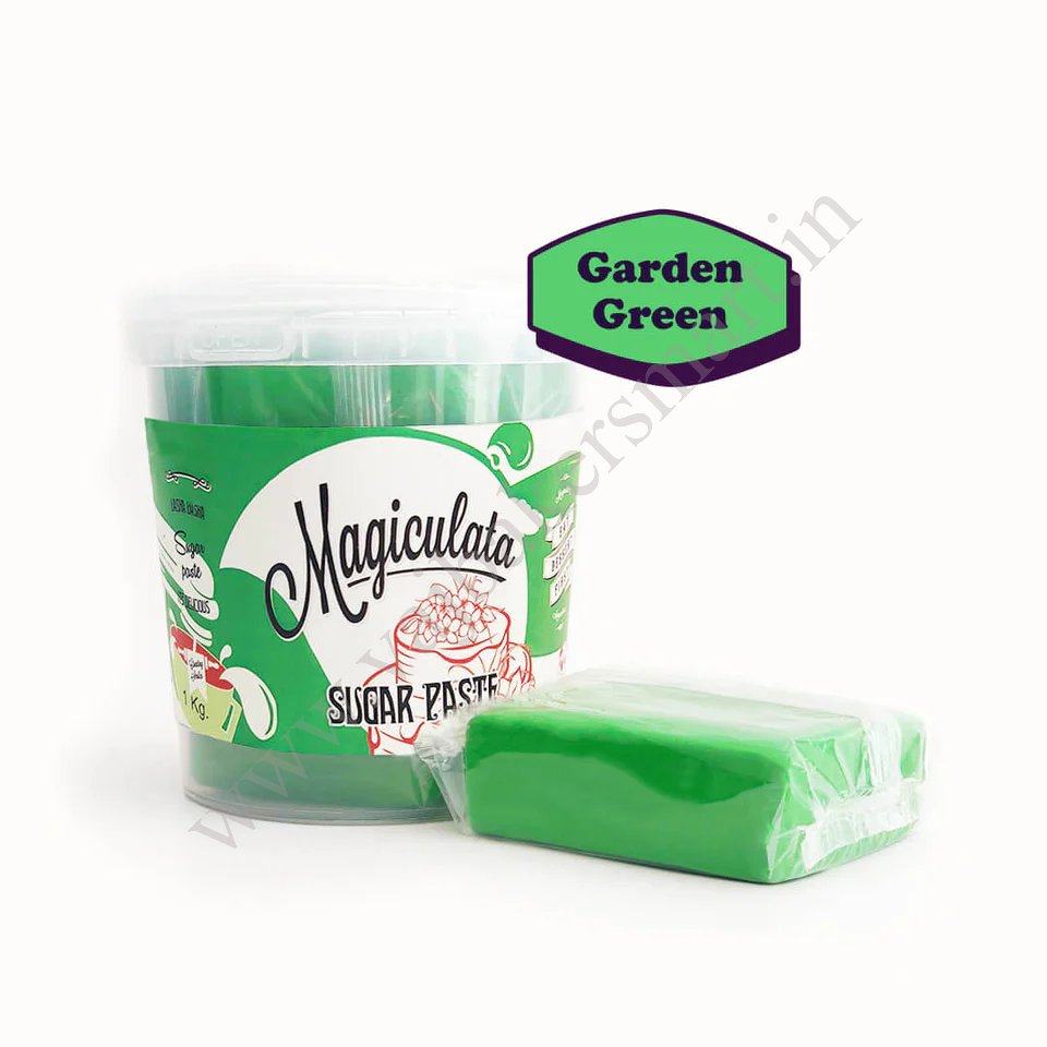 Sugar Paste Fondant GardenGreen 250grams - Magic Colours