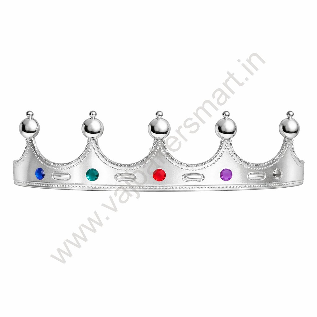 King Crown / Roman Crown Topper Silver 4"