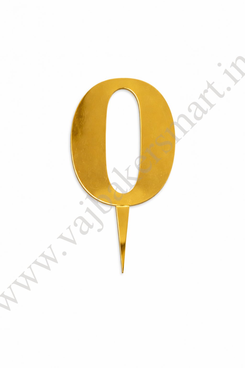 Acrylic Numerical Topper Big No.0