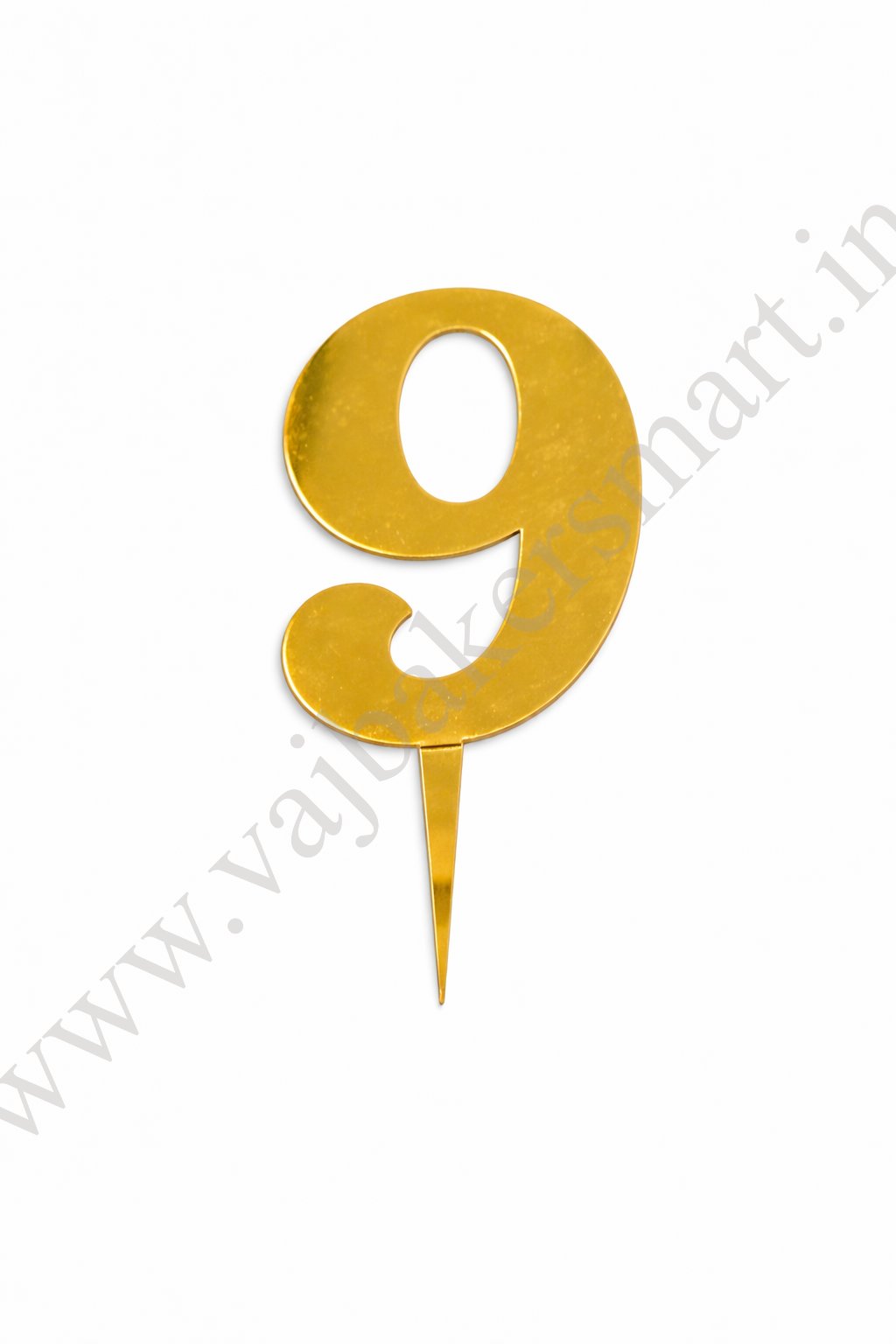 Acrylic Numerical Topper Big No.9