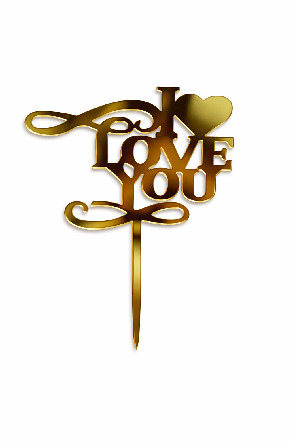 AT9 I Love You Acrylic Topper