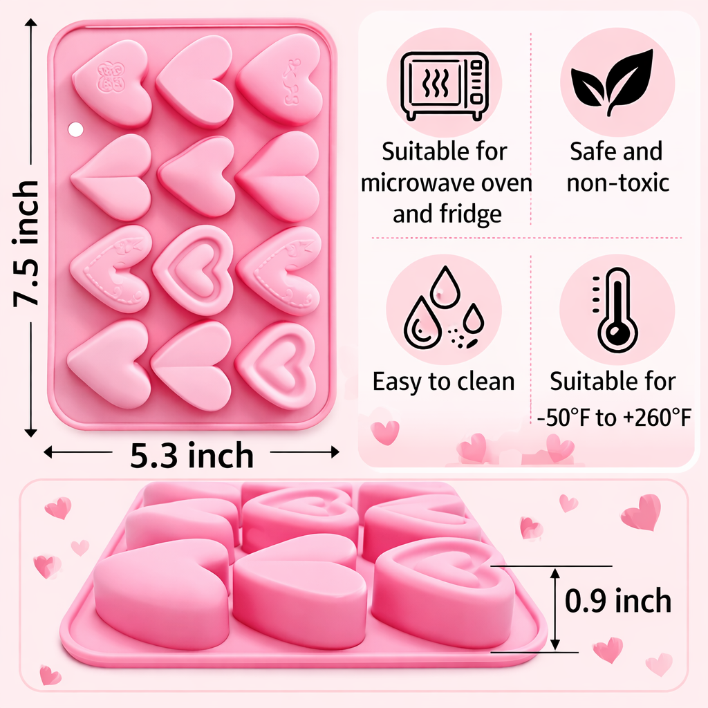 Heart Silicone Mould
