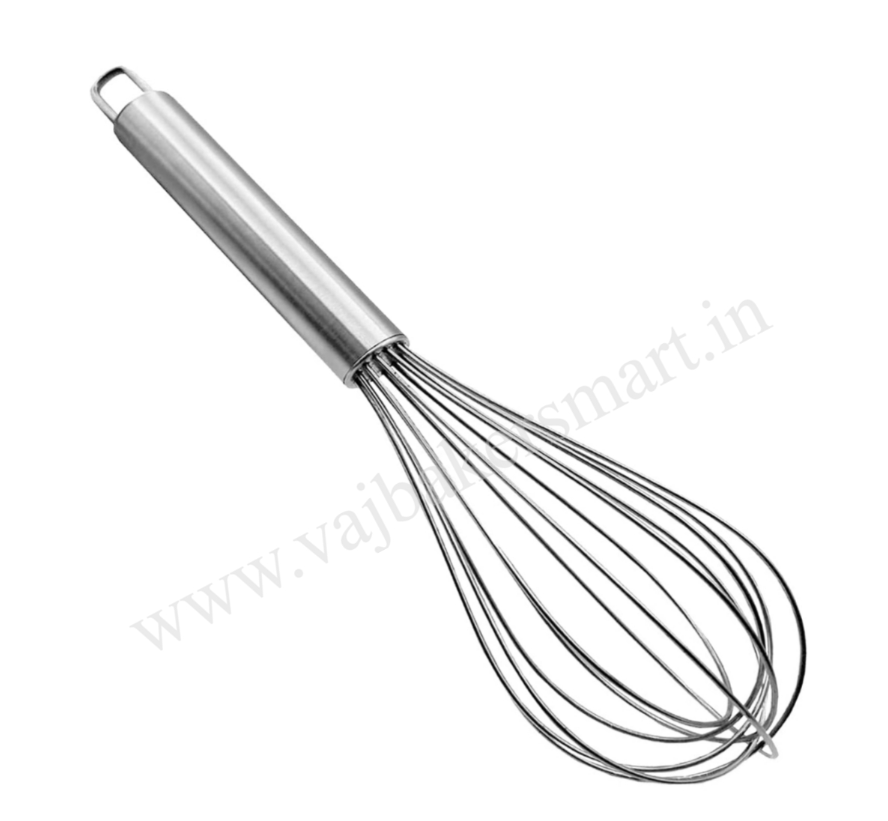 Whisk (Lite) - SS304 Pipe Handle 8"