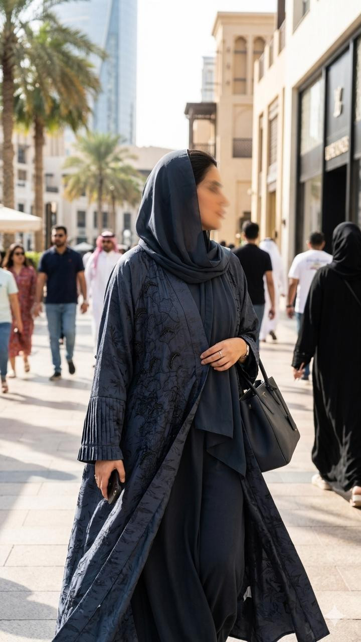 عباية مطرزة رويال