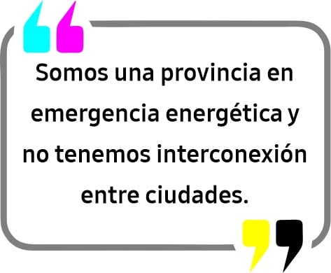 Castillo planteó la necesidad de fortalecer la infraestructura energética en la Patagonia