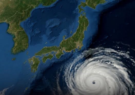 Alerta máxima en Japón por el avance destructivo de una tormenta y un ciclón