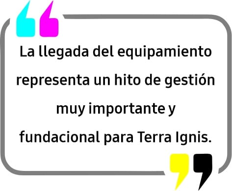 Operativo logístico de traslado de equipos para la nueva usina