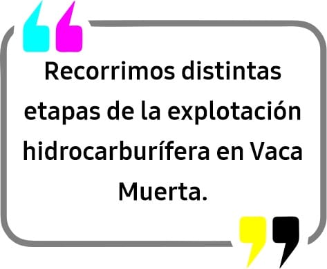 Gabriela Castillo recorrió instalaciones de Vaca Muerta