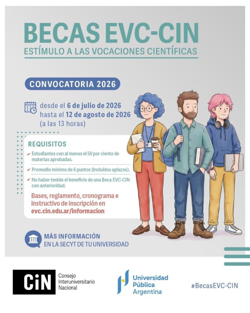 Abrió la convocatoria de las Becas Estímulo a las Vocaciones Científicas