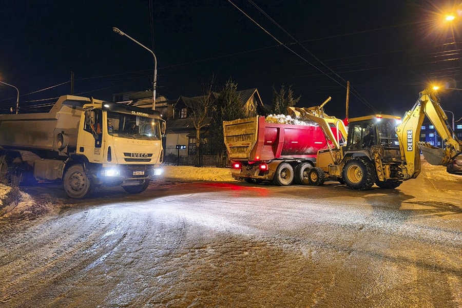 Avanza la primera etapa del Operativo Invierno en Ushuaia