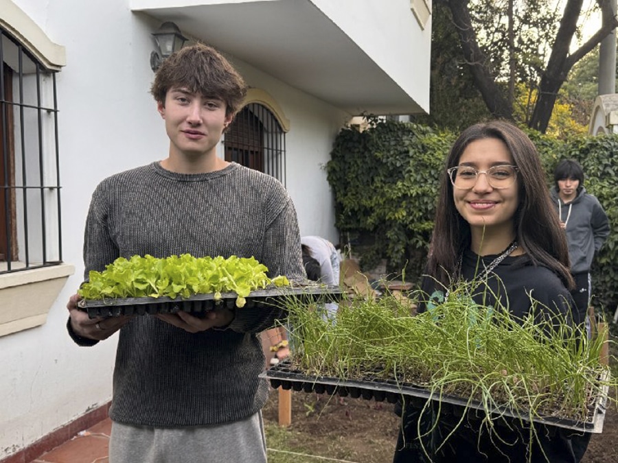 La Casa de Jóvenes de Córdoba cuenta con su propia huerta