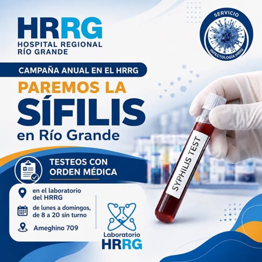 Campaña anual “Paremos la sífilis en Río Grande”