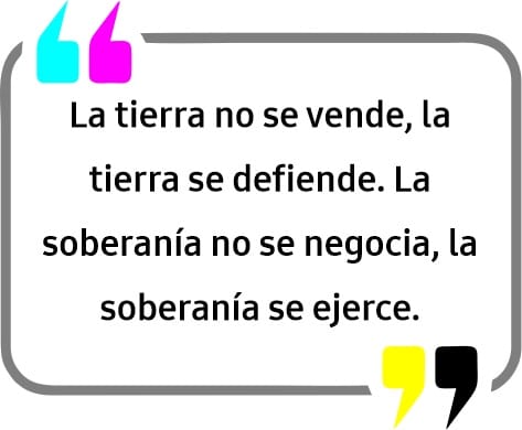Rechazo a la aprobación del proyecto de ley de inviolabilidad de la propiedad privada