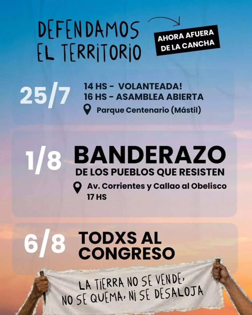 Banderazo contra la venta de tierras a extranjeros