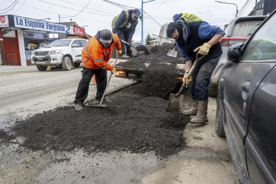 Siguen los trabajos de mantenimiento vial