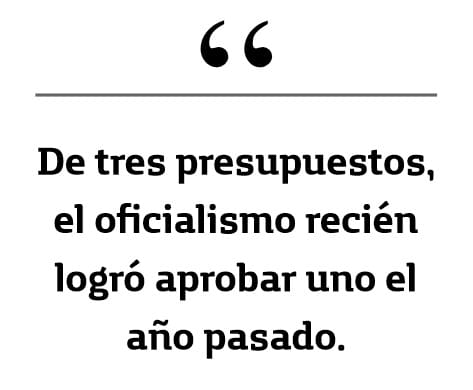 El Ejecutivo enviará al Congreso el presupuesto 2027