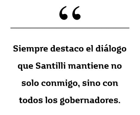 El gobernador Melella mantuvo un nuevo encuentro con Santilli