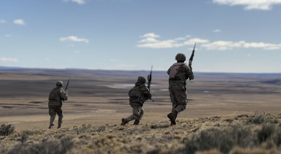 Adiestramiento en tiro de combate en Río Grande