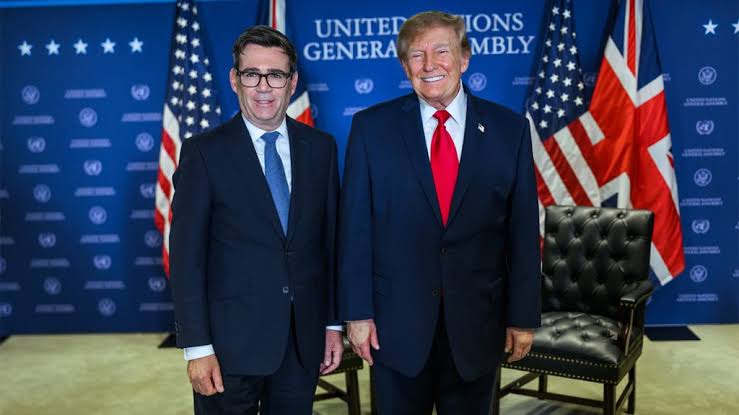 Trump mantuvo un encuentro con Burnham en la ONU: Medio Oriente, Malvinas, Chagos, entre los temas tratados