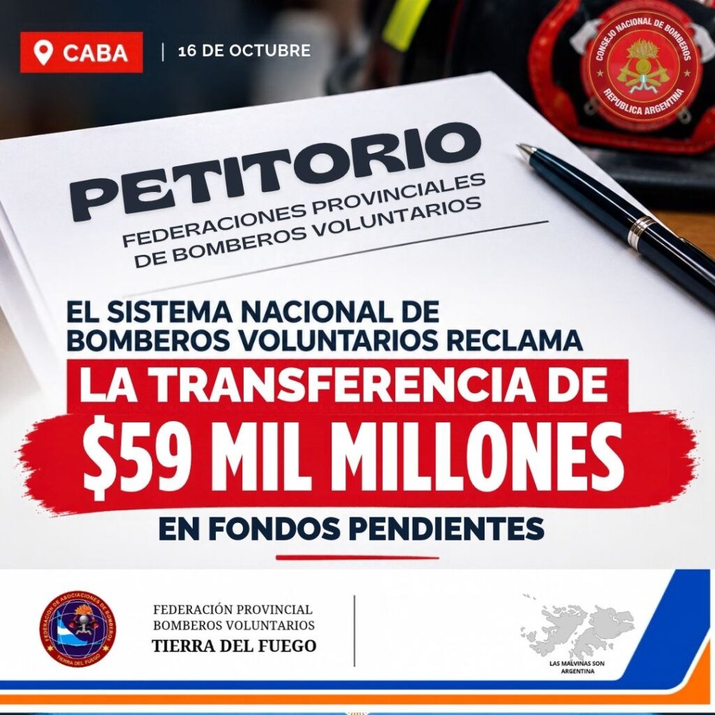 Bomberos Voluntarios reclaman fondos