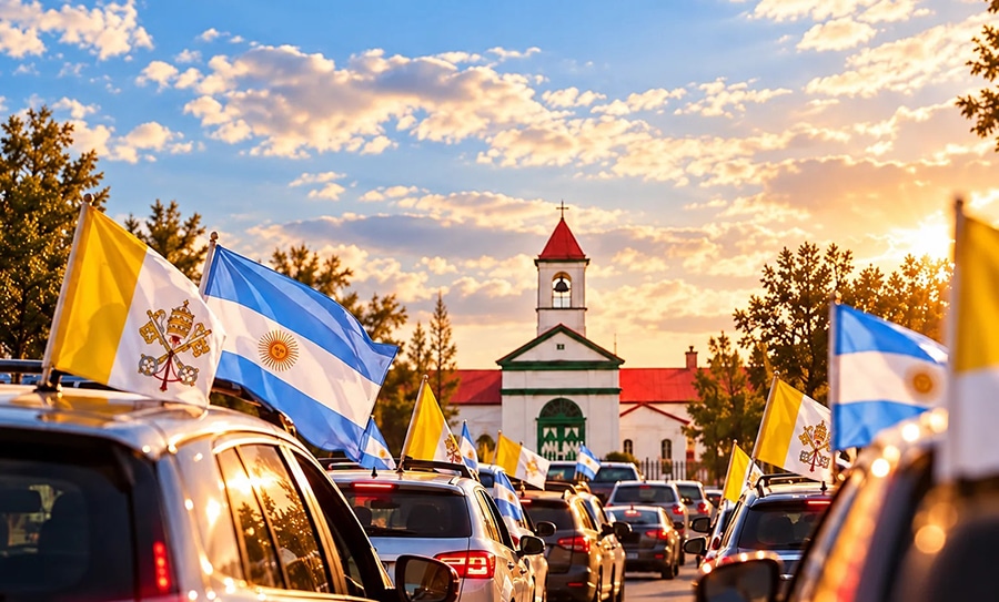 Río Grande prepara una caravana por la visita del papa León XIV a la Argentina