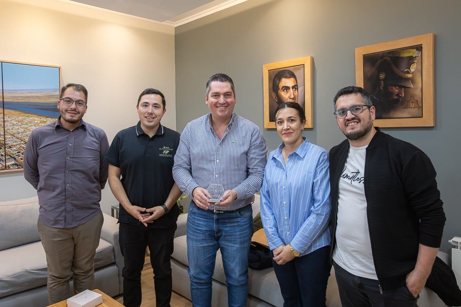 Martín Perez mantuvo un encuentro con referentes del Centro Cristiano Río Grande