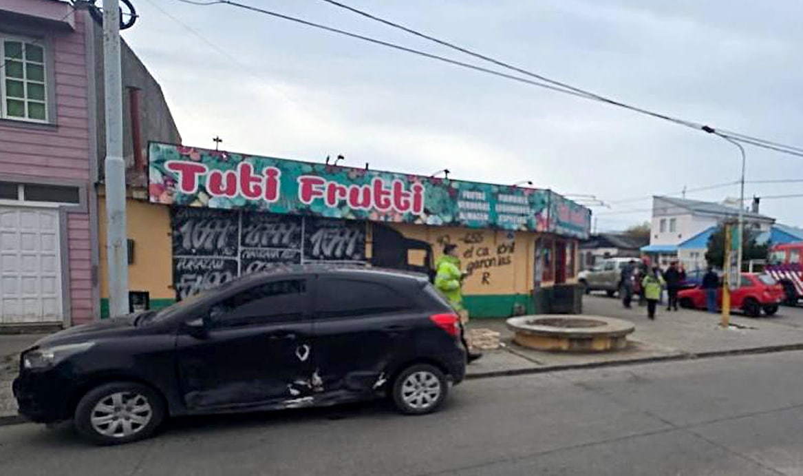 Choque en Chacra II: un conductor fue hospitalizado