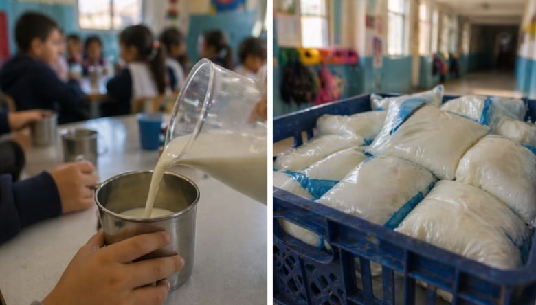 Suspenden el suministro de leche en colegios de Río Grande y Tolhuin