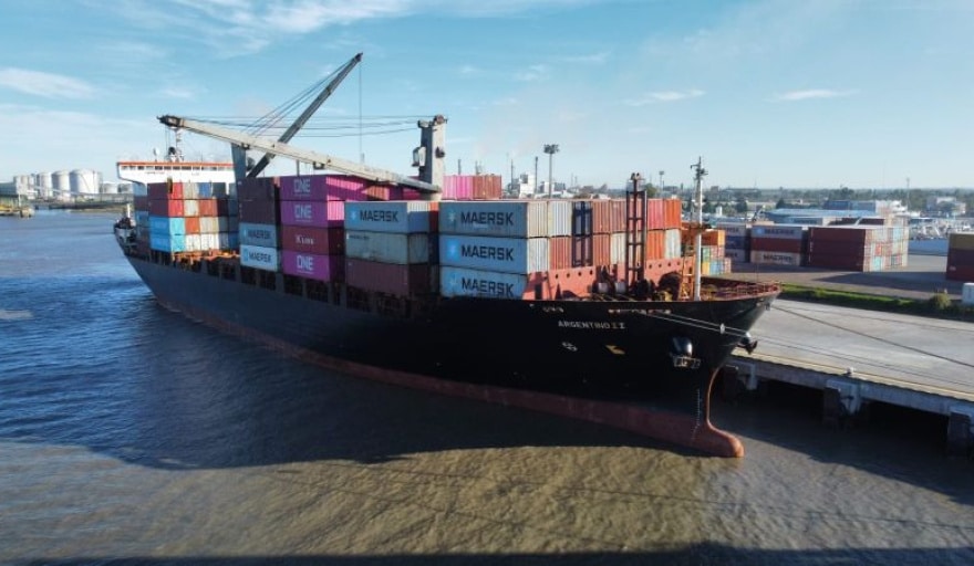 Nueva ruta de cabotaje conecta Ushuaia, Bahía Blanca y Buenos Aires