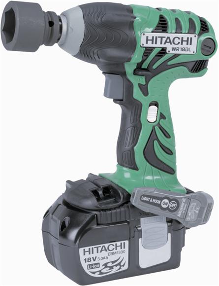 Hitachi Lithium Ion Cordless Impact Wrench 18v cover image
