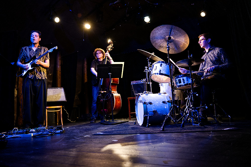 Taras Vološčuk Trio performing at Divadlo Inspirace in Prague