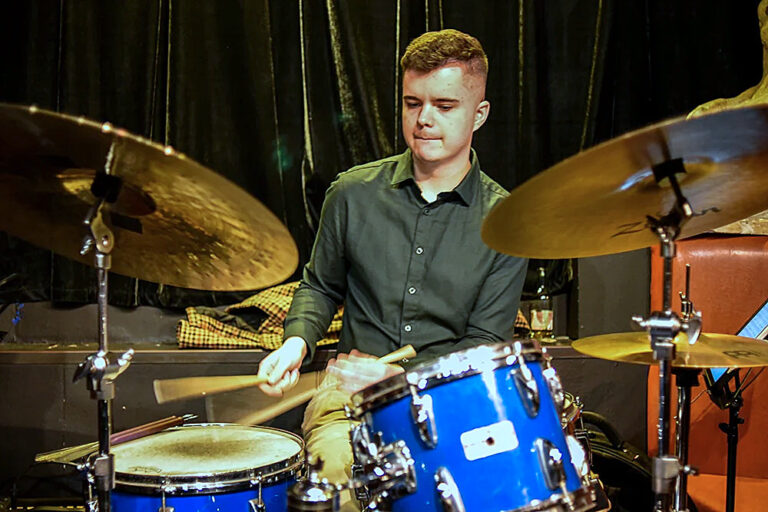 Ladislav Nič drummer and organiser for LibeJazz