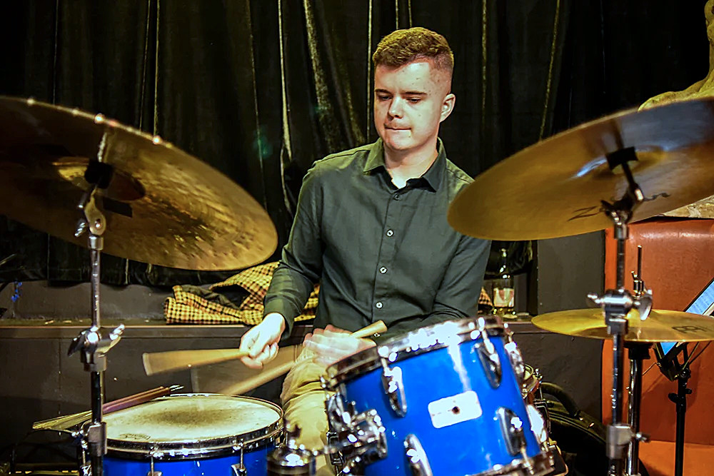 Ladislav Nič drummer and organiser for LibeJazz